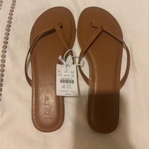 Brand new with tag JCrew flip flops!